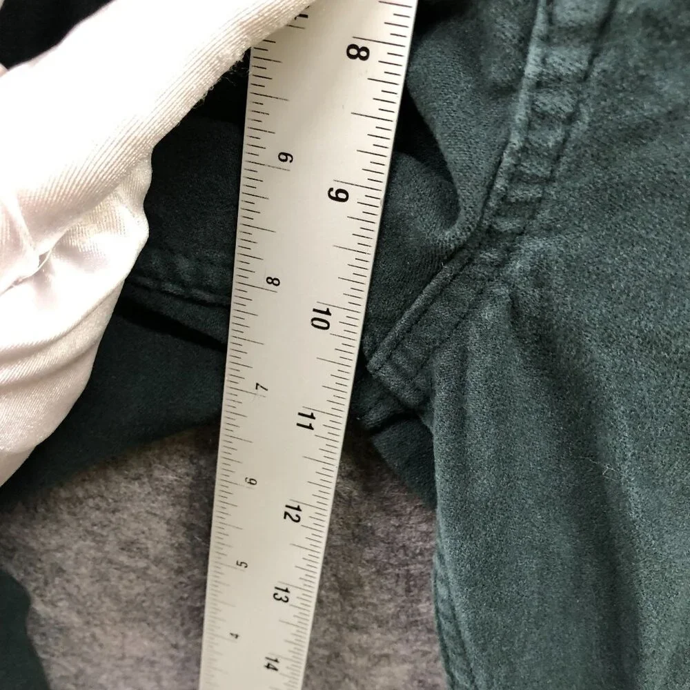 Banana Republic Traveler Pants Mens 34x29‎ Slim Fit Brushed Twill Emerald Green